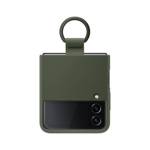 Samsung Flip 4 Silicon Cover with Ring